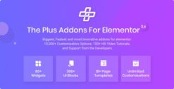 The Plus Addon for Elementor 6.0.0
