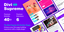 Divi Supreme Custom Divi Modules 4.9.97.22