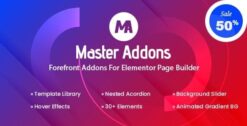 Master Addons Pro for Elementor 2.0.6.6
