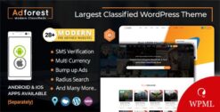 AdForest Classified Ads WordPress Theme 5.1.5