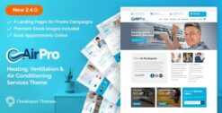 AirPro 2.5.2 – Heating and Air conditioning Theme