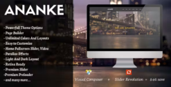 Ananke One Page Parallax Theme 3.9.9