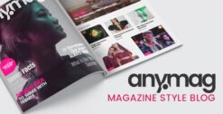 Anymag Magazine Style WordPress Blog 2.9.7