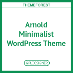 Arnold 1.7.8 – Minimalist WordPress Theme