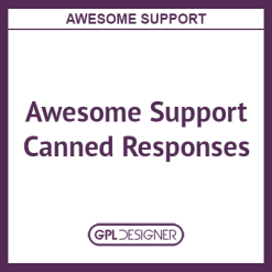 Awesome Support – Canned Responses 3.0.0