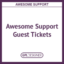 Awesome Support – Guest Tickets 2.1.1