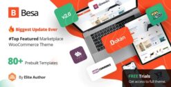 Besa Elementor Marketplace Theme 2.3.2