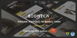 Bionick Personal Portfolio Theme 7.2