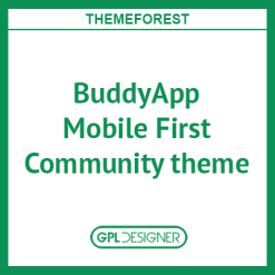 BuddyApp 1.7.9 – Mobile First Community theme