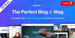 CheerUp Food Blog And Magazine Theme 8.1.0