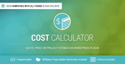 Cost Calculator WordPress Plugin 2.4.3