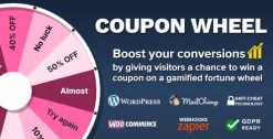 Coupon Wheel For WooCommerce and WP 3.6.0