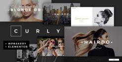 Curly Hairdressers and Hair Salons Theme 3.2.1