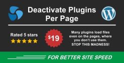 Deactivate Plugins Per Page 1.11.0