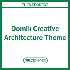 Domik 3.0.0 – Creative Architecture Theme