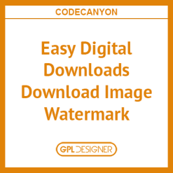 Easy Digital Downloads Image Watermark 1.0.11