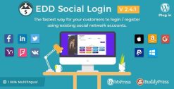 Easy Digital Downloads Social Login 2.5.6