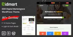 Eidmart Digital Marketplace WordPress Theme 2.5