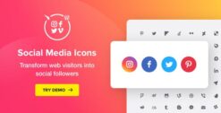 Elfsight Social Icons Plugin 1.7.1