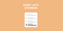 EventOn Events Lists Extended Addon 1.0.3