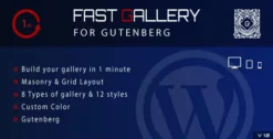 Fast Gallery for Gutenberg 1.0