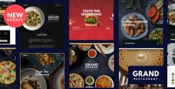 Grand Restaurant WordPress Theme 7.0