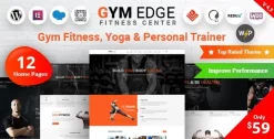 Gym Edge Fitness WordPress Theme 4.3.1