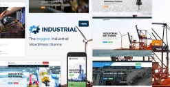 Industrial Factory Business WordPress Theme 1.7.5