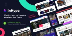 InHype 1.2.1 – Blog & Magazine WordPress Theme