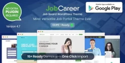 JobCareer Job Board Responsive Theme 5.2