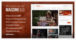 MagOne Blogger WordPress Theme 8.4