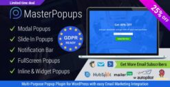 Master Popups WordPress Plugin 3.9.1