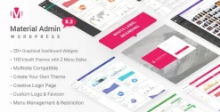 Material White Label Admin Theme 8.7
