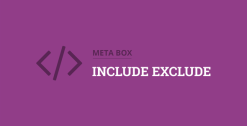 Meta Box Include Exclude Extension 1.1.1