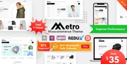 Metro Minimal WooCommerce Theme 2.10