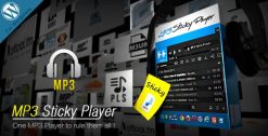 MP3 Sticky Player WordPress Plugin 8.0