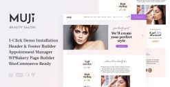 Muji 1.2.0- Beauty Shop & Spa Salon Theme