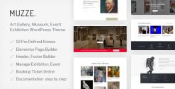 Muzze Museum Art Gallery Exhibition Theme 1.5.9