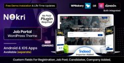 Nokri Job Board WordPress Theme 1.5.9