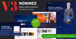 Nominee 3.3.0 – Political Theme for Candidate Political