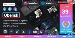 Obelisk Agency Portfolio and Creative Theme 1.7.8