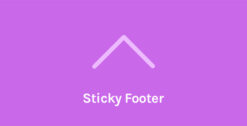 OceanWP Sticky Footer 2.1.0