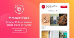 Pinterest Feed 1.2.0 – WordPress Pinterest plugin
