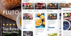 Pluto Personal Masonry Blog Theme 4.4.0