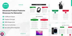 Product Features Showcase for Elementor 1.0
