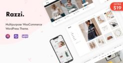 Razzi Multipurpose WooCommerce Theme 2.1.9
