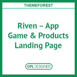 Riven 2.3.0 – App, Game & Products Landing Page
