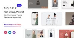 Sober WooCommerce WordPress Theme 3.4.24