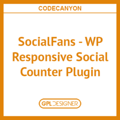 SocialFans 5.0.2 – WP Responsive Social Counter Plugin