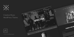 Spectra 2.5.4 – Music Theme for WordPress